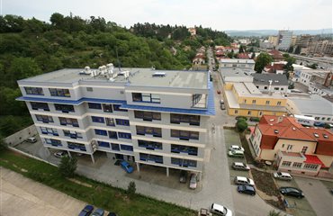 Perspektivní pohled ze střechy sousední budovy. Thubnail